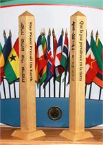 Desktop 17" Peace Pole 